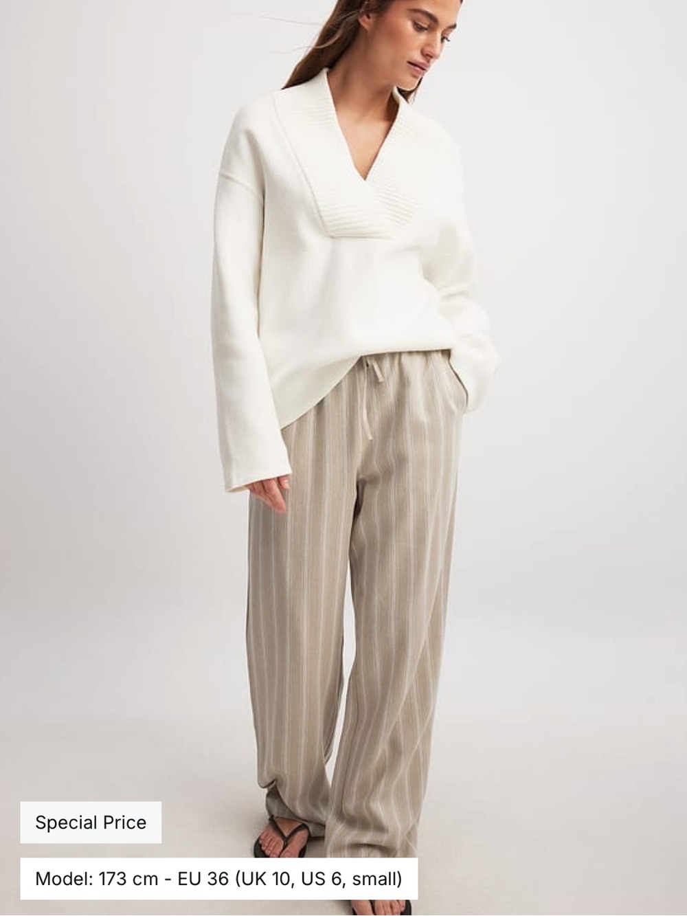 Women’s striped linen pants EU 32 - I wear size 0/2